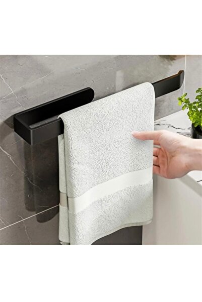 vixena Siyah Lama Model Yapışkanlı Solo Peçetelik Askılığı Lüks Banyo Peçete ...