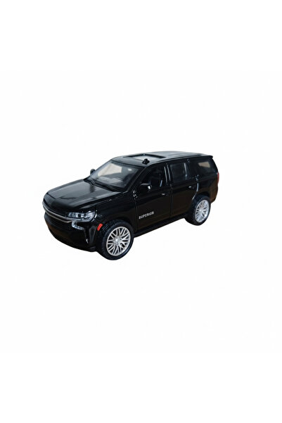 Vision XXI Toyota Land Cruiser 300 Series Car, Metallic, Scale 1:32, Spring Mechanism, 12 cm, Black