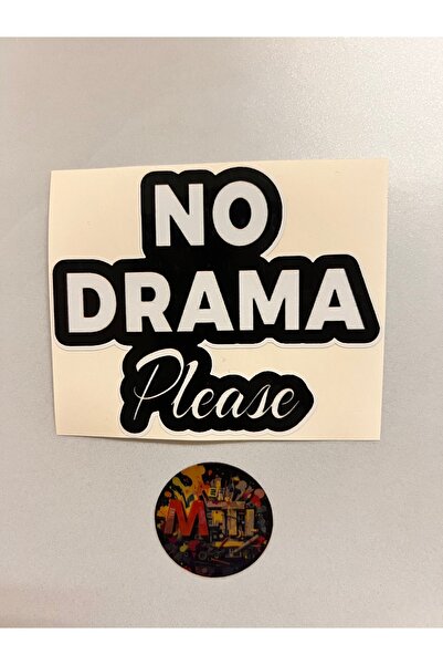 sticker No Drama Please 10X8.5Cm Car Motorcycle Helmet Laptop Windshield Sticker Printing
