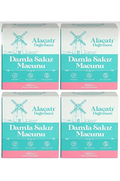 Bilge İlaç Damla Sakız Macunu 4 X 240 gr 4’lü Set