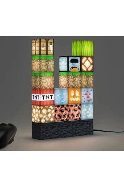Generic Minecraft Diy Creative Novelty Patchwork Lights Multicolour