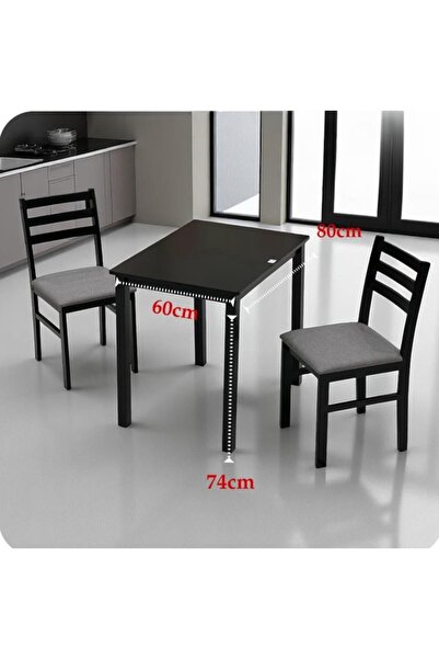 DEC39 Dining table with 2 chairs, elegant and distinctive design