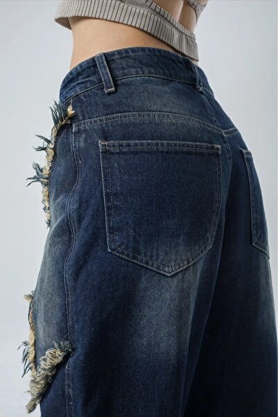 DENİKK Yudoowear, Star-Patterned Baggy Jeans Pants