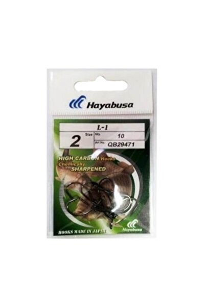 HAYABUSA Cârlige Fish-On-X Model L-1 10 buc Mărime #2