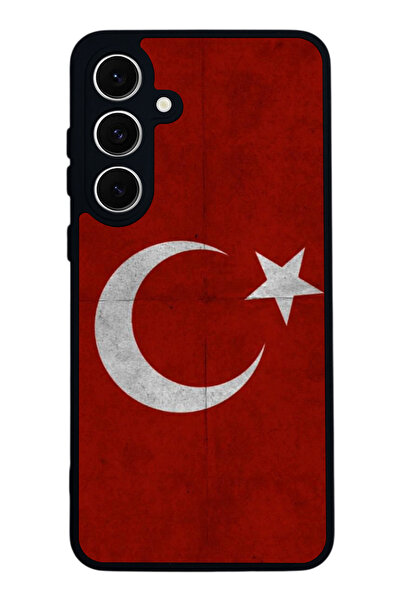 SCALETA CASE حافظة سوداء غير لامعة متوافقة مع هاتف Samsung Galaxy S24 FE - غطاء حماية من السيليكون الناعم وممتص للصدمات