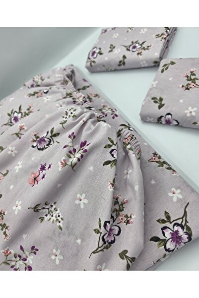 pınarhome collectıon Fabric Fitted Sheet for Pad Beds + Pillow Case with Cover (Corner Depth 30 Cm) New Season***