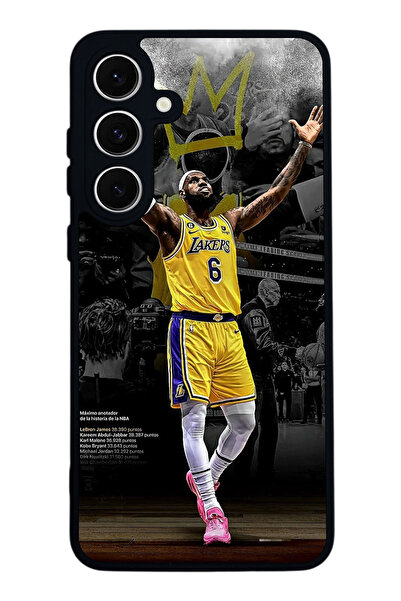 SCALETA CASE حافظة سوداء غير لامعة متوافقة مع هاتف Samsung Galaxy S24 FE - غط...