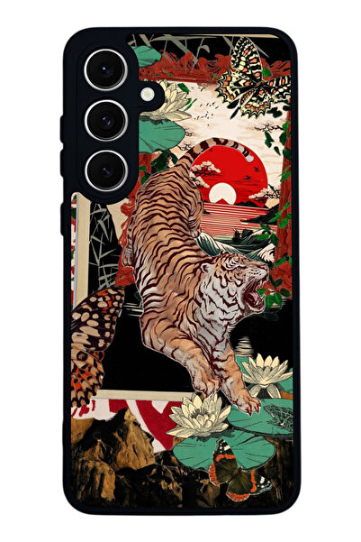 SCALETA CASE حافظة سوداء غير لامعة متوافقة مع هاتف Samsung Galaxy S24 FE - غط...