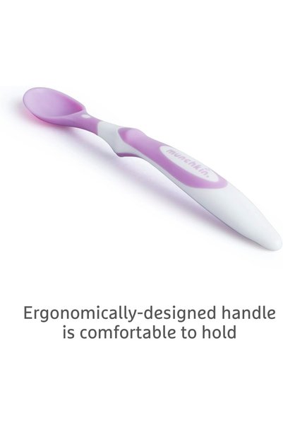 Munchkin Soft-Tip Baby Feeding Spoons, Multicolor – Pack of 6