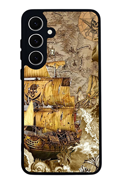 SCALETA CASE حافظة سوداء غير لامعة متوافقة مع هاتف سامسونج جالاكسي A16 - غطاء حماية من السيليكون الناعم وممتص للصدمات