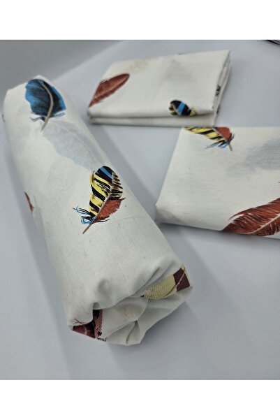 pınarhome collectıon Fabric Fitted Sheet for Pad Beds + Pillow Case with Cover (Corner Depth 30 Cm) New Season***