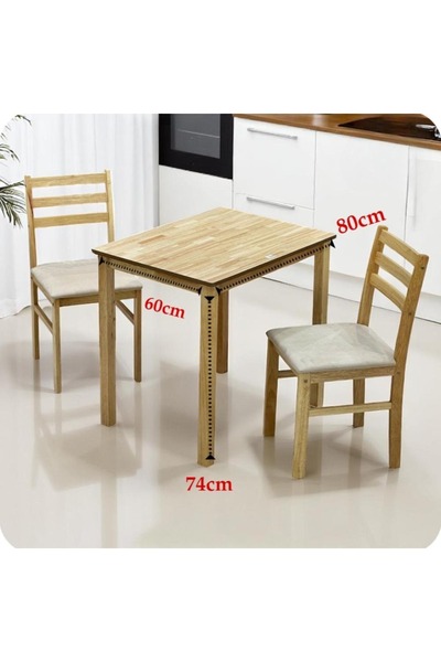 DEC39 Dining table with 2 chairs, elegant and distinctive design