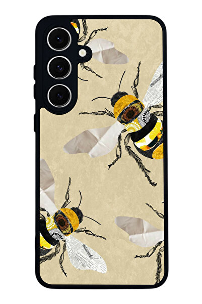 SCALETA CASE حافظة سوداء غير لامعة متوافقة مع هاتف Samsung Galaxy S24 FE - غط...