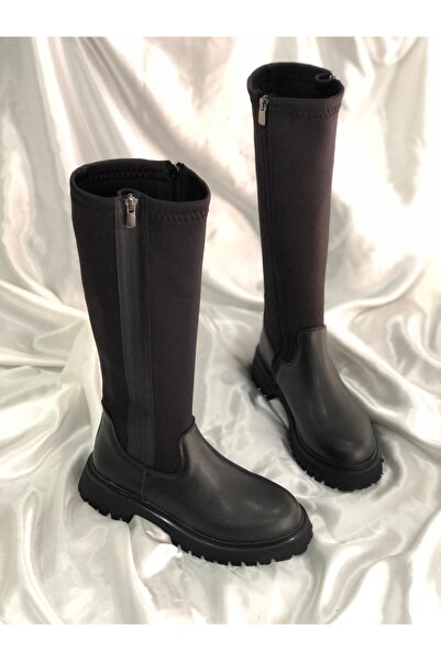 Hg Ayakkabı Rina Black Parachute Boots