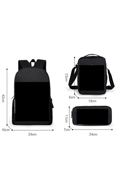 Generic Minecraft Student Backpack Set Of Three