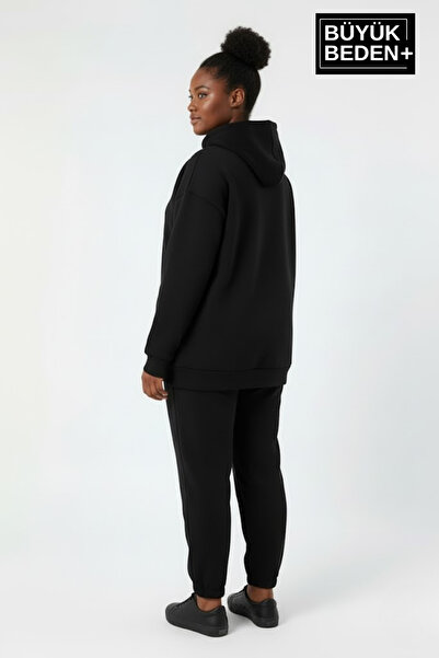 Superlife Γυναικείο μπλουζάκι με κουκούλα με λεπτές μανίκια και ριμπέντε φούστα SPR26BSWK957