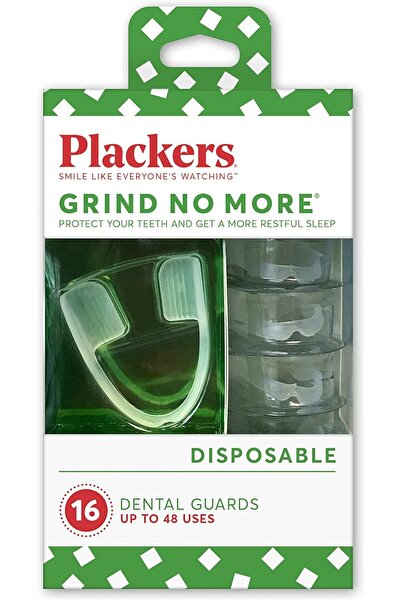 Plackers واقي الأسنان الليلي Grind No More لعلاج صرير الأسنان، 16 قطعة