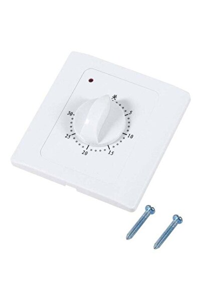 Generic Digital Countdown Control Timer Plug White