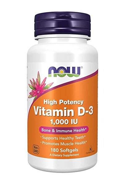HEALTH HOUSE PHARMACY Now Foods Vitamin D-3 1000 IU 180 Softgels