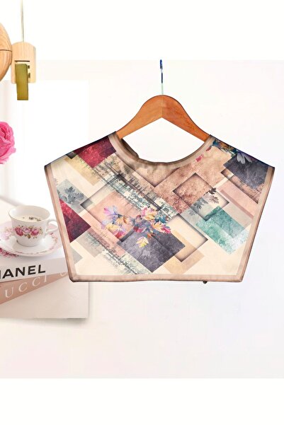 nurfemina Modern Retro Patterned Women's Shoulder Shawl & Scarf Elegant Multi-Purpose Collar Accessory