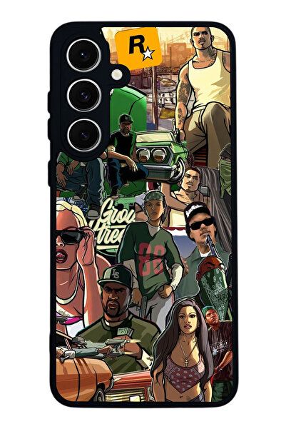 SCALETA CASE حافظة سوداء غير لامعة متوافقة مع هاتف Samsung Galaxy S24 FE - غط...