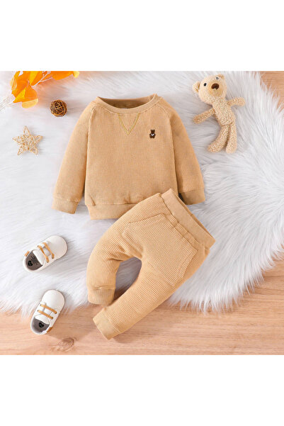 Bebelul CREAM tracksuit for boys - Bear