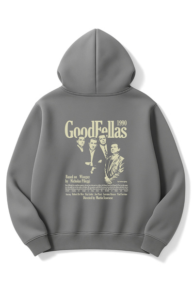 Altair Tr قصة فضفاضة سويت شيرت دومان جراي للجنسين من فيلم Goodfellas مطبوع بغ...