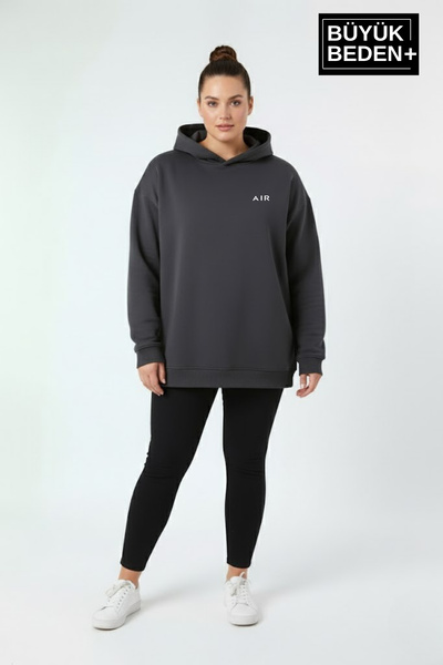 Superlife Жіночий великий розмір AR Світшот з капюшоном SPR26BSWK963