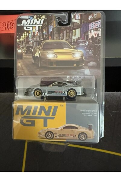 mini gt Toyota Supra A80 Top Secret Gt-300 Chase Model 1:64 Diecast Car