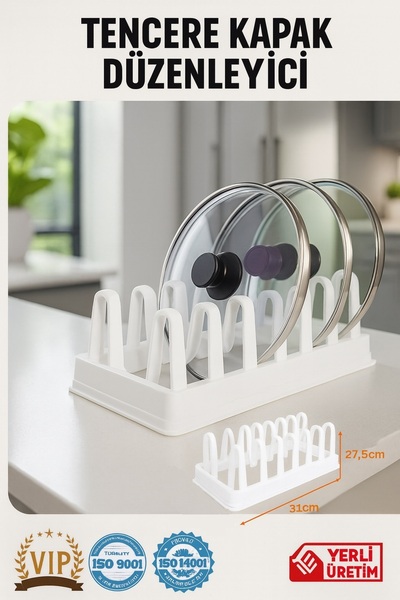 Vip Home Concept Market Ürünleri Organizator za poklopce od lonca Gondola 2 k...