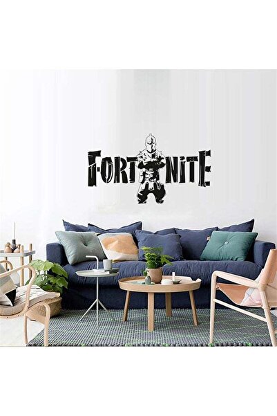 Generic 3D Fortnite Wall Sticker Black 50 x 28cm