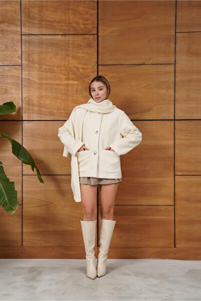 Bak'ap Premium Trend Teddy Μπουφάν με κασκόλ