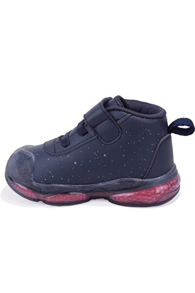 Vicco Geminis 946E25K447 Navy Blue Orthopedic Lighted Baby Boy Sports Boots