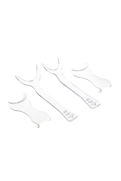 Generic 4-Piece Lip Cheek Retractor Set Dental Tool Transparent