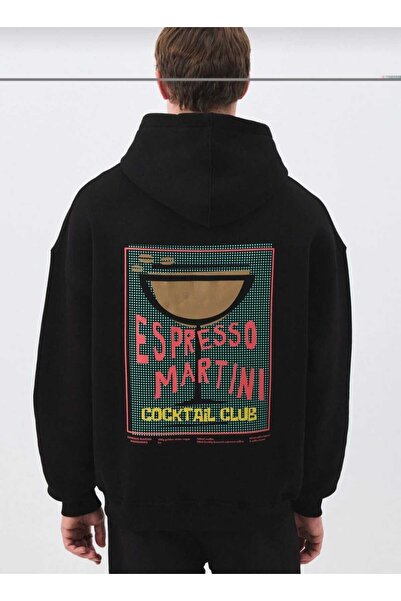 Hunors Sportswear & Company سويت شيرت إسبريسو مارتيني مطبوع موديل للجنسين من ...