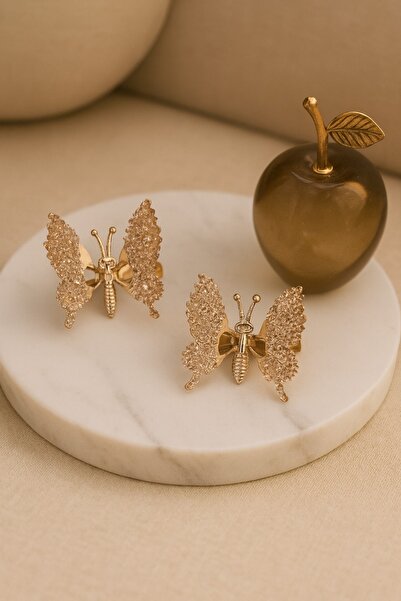 gigigiyim مشبك فراشة أنيق مرصع بالأحجار اللامعة مع أجنحة متحركة