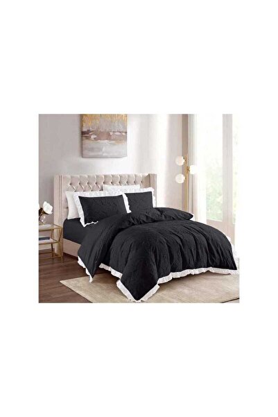 Primavara Fine cotton bed linen with elastic ruffles – 4 pieces