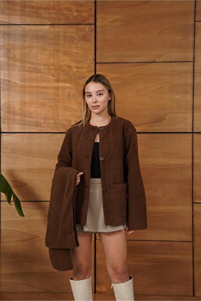 Bak'ap Premium Trend Teddy Scarf Jacket