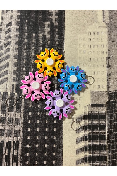 Espey Stıtch Sevimli Stres Çarklı Anahtarlık Figür 1 Adet