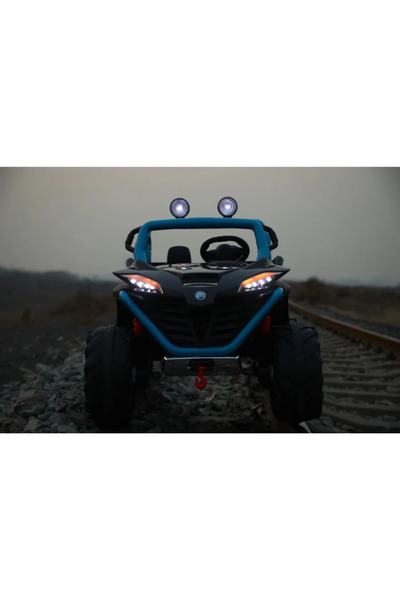 ALRWAD Electric Jeep for Kids, Battery Powered Vehicle, 4 Motors