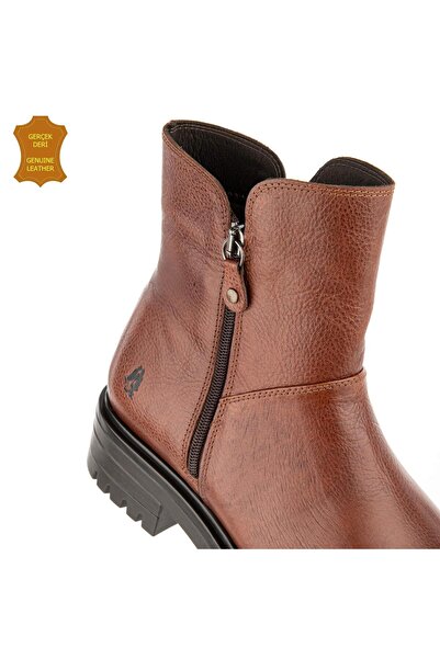 Hush Puppies Eretria 725029 Gerçek Deri, Anatomik, Kadın Bot Taba