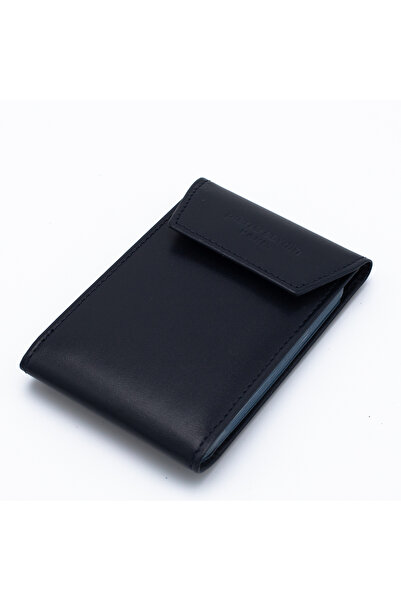 Pierre Cardin Navy Blue Unisex Leather Card Holder 0177H6Z