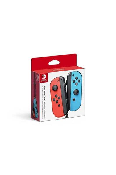 Generic Nintendo Joy-Cons Wireless Controllers (Neon Red/Neon Blue) - Compatible with Nintendo Switch