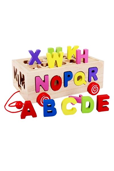 MONTESORİ Εκπαιδευτικό ξύλινο παιχνίδι, τύπου Μοντεσσόρι, για παιδιά, Αλφάβητο