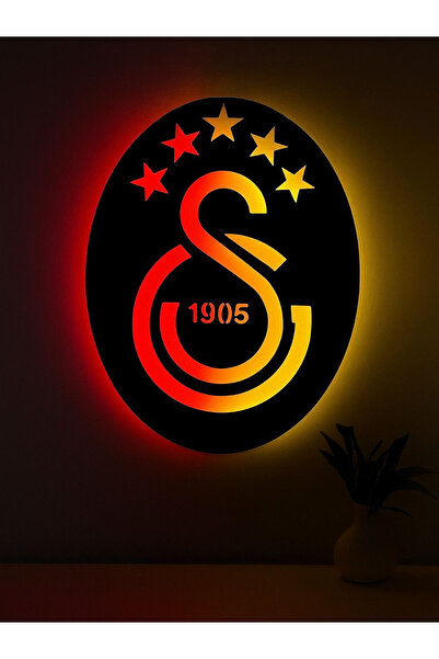 Elz Lazer Led ışıklı Galatasaray tablo