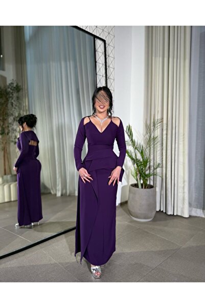 Liva soft purple dress