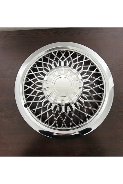 Universal 16"inç Ford Transit Uyumlu 1.Sınıf Kalite Krom Kaplama Telli Jant Kapağı 4'lü Takım