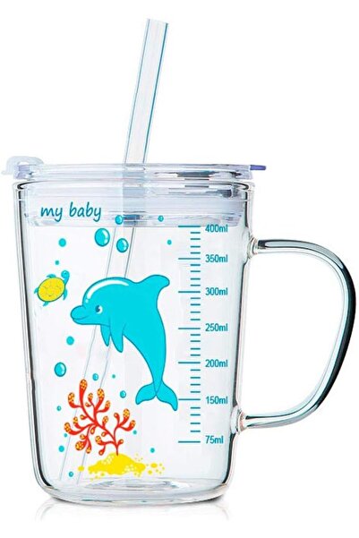 Generic VOLWCO Kids Drinking Cup with Lid & Straw, Leak-Proof Heat-Resistant ...