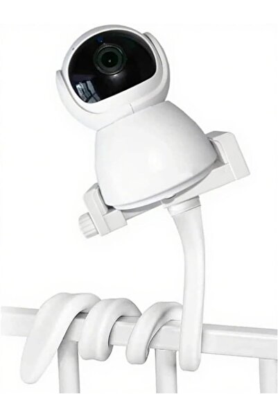 LinJie Baby Monitor Camera Mount Clip - Universal Flexible Holder Compatible with DXR-8 Pro, HB65/HB