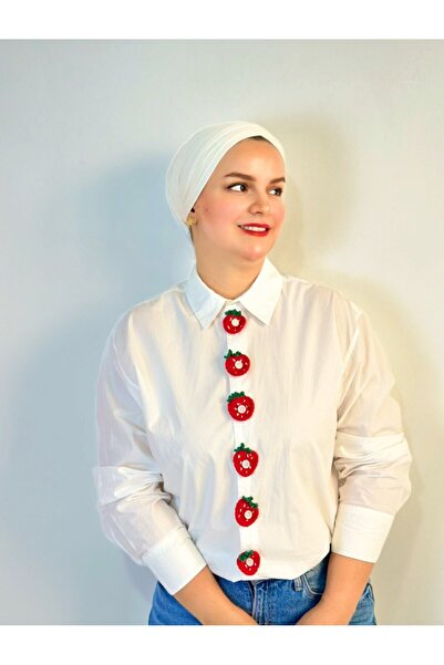 LALE STYLES Hand Knitted Button Ornament – for Children & Adults – Crochet Button Cover